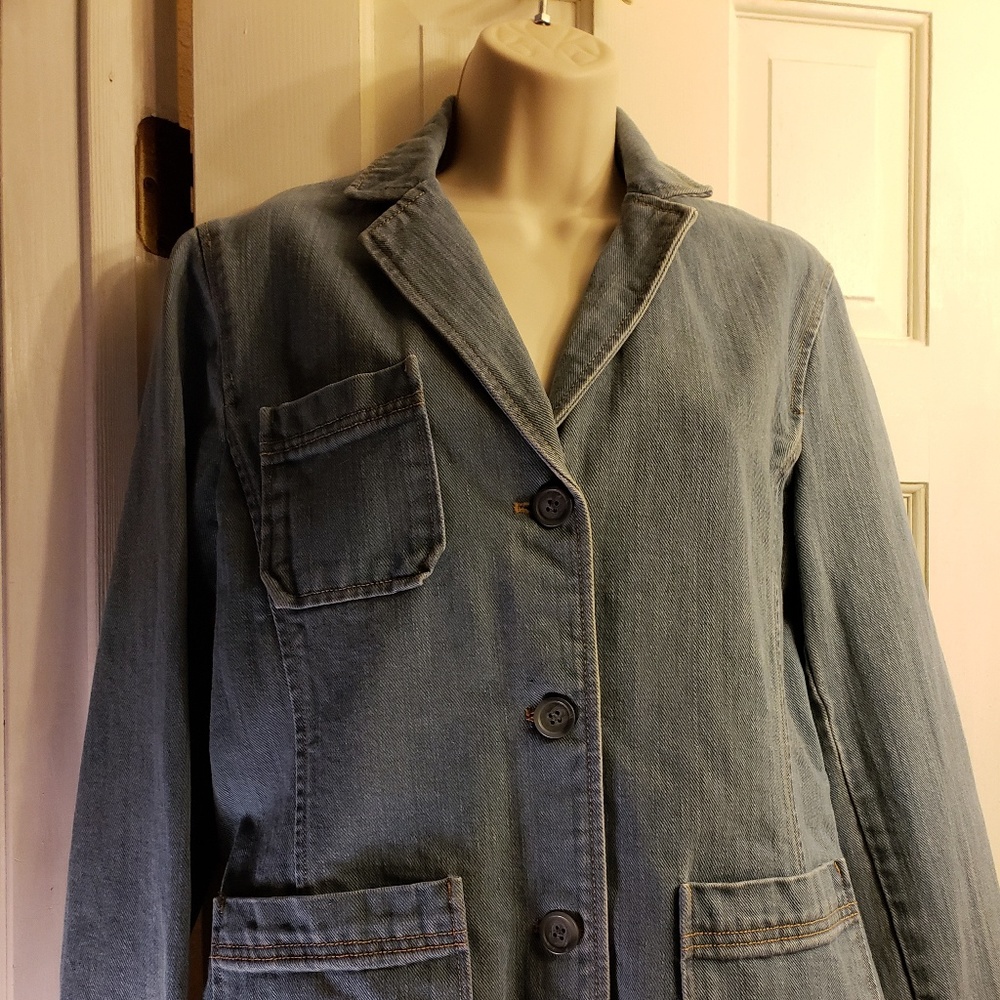 Gap denim blazer